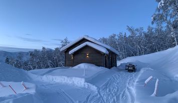 Mysig stuga i Kittelfjäll med fantastisk utsikt