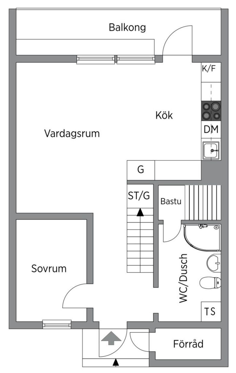 Lägenhet, 3 sovrum i Tegefjäll – bild 14 av 15