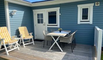 Stuga nära havsbadet