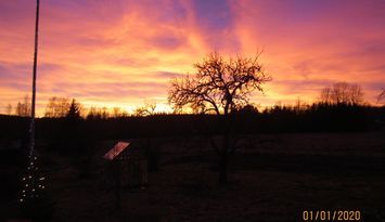 Röd stuga - familjevänligt i Värmland