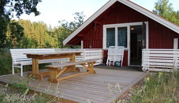 Gäststuga i lantlig miljö