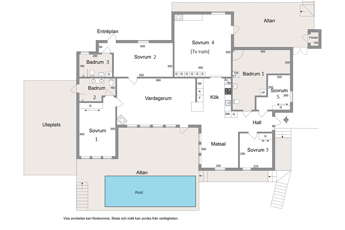 Villa med pool och bara 600m till havet! – bild 12 av 24