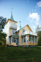 Sekelskiftesvilla på egen ö i Stockholms skärgård