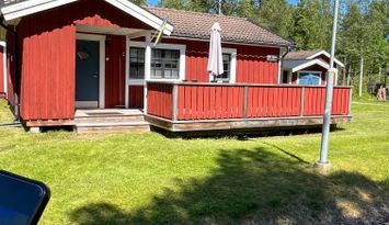 Fin stuga på ö i siljan