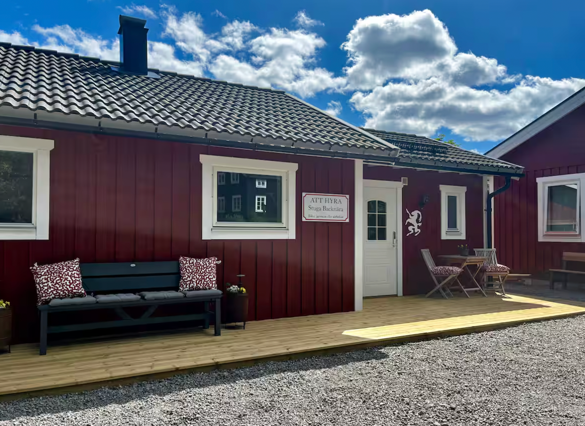 Mysiga "Stuga Backnära", granne med Järvsöbacken