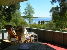 Seaview, the Baltic, small boat and dock