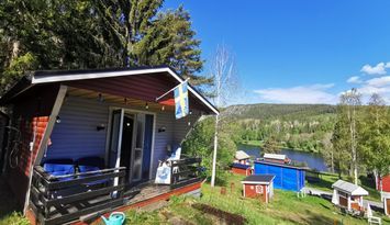 Minimalistisk stuga för den naturälskande