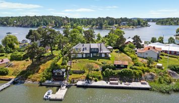 Skärgårdshus med fantastisk sjökontakt