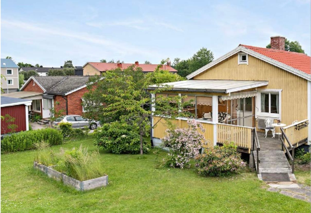 I hjärtat av vatten, natur och stad bor du