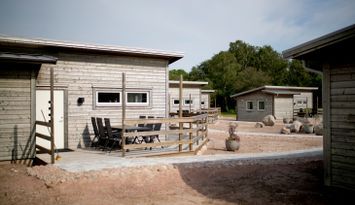 Stuga med 6 bäddar i Haverdal/Halmstad