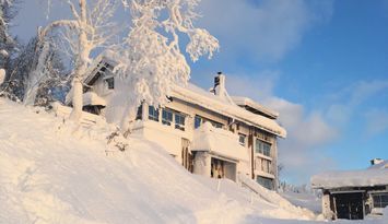 Fjällhus vid kalfjället i Bruksvallarna