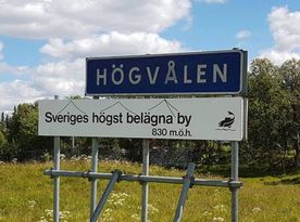 Stuga i Högvålen, Sveriges högst belägna by