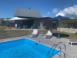Summer house with pool at Tofta Beach