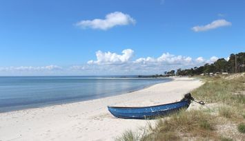 Mysig strandnära stuga. 300m till Havet & Naturen!