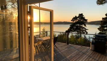 Tre fantastiska hus med havsutsikt och bubbelpool!