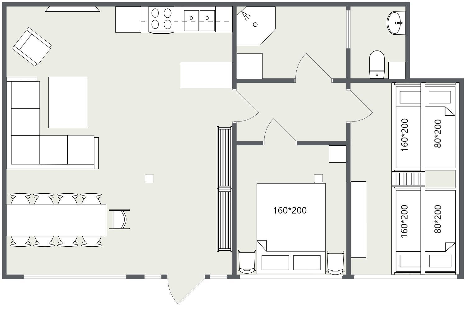Stuga i Kilesandsgården med 8 bäddar #24863 – bild 6 av 21