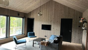 Nybyggd fjällstuga i Edsåsdalen