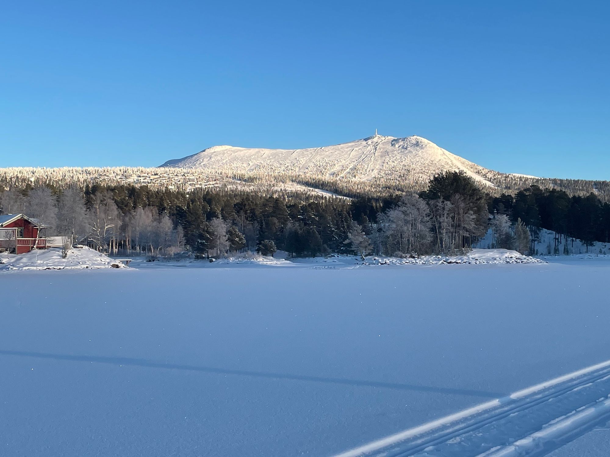 Modern stuga sjö/fjäll utsikt i Lofsdalen (båt) – bild 14 av 24