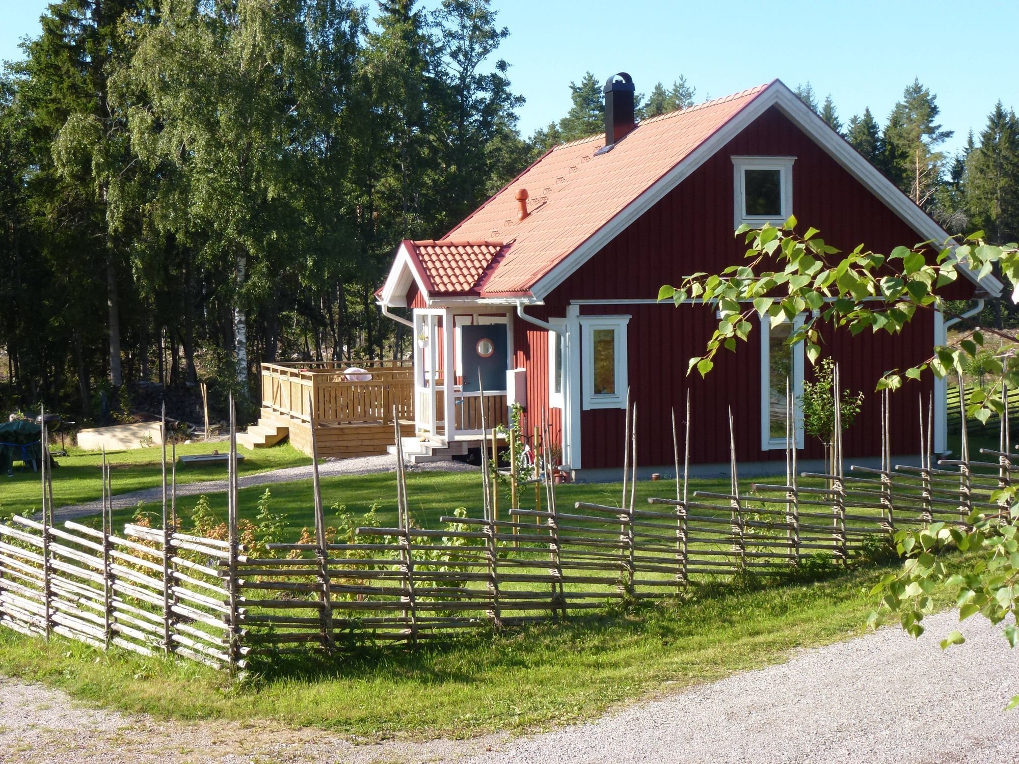 Hus vid havet i Fagerviken