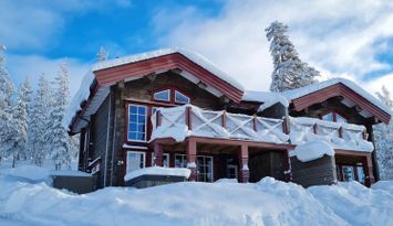 Luxury log cabin in Stöten, ski in/ski out