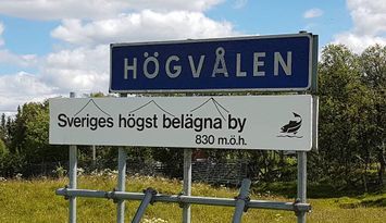 Stuga i Högvålen, Sveriges högst belägna by