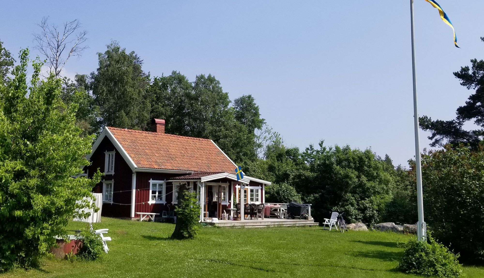 Moderniserat soldattorp i lantlig miljö