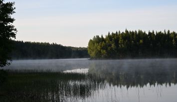 Mysigt sommarhus vid sjön i Småland