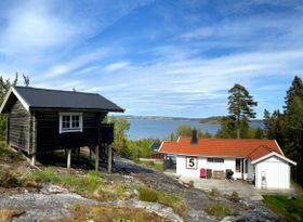 Kabine mit Meerblick auf Orust Island