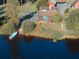 Cottage by lake in southern Sweden