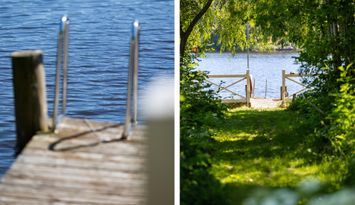 Sjövillor | Privat strand och bastu | Holbonäs
