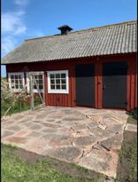 Stuga på gård på Norra Öland