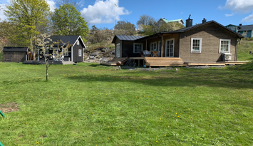 Nybyggd villa på Runmarö i Skärgården