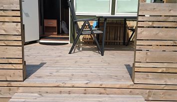 Stuga på Skres Strand i Falkenberg