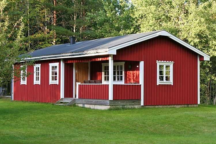 Stuga vildmark för Vandringsleder, bad, fiske.