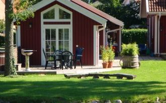 Sjönära stuga