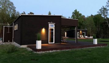 Modernt Boende Nära Hav Strand Djupvik Eksta