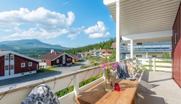 Åre Björnen skiin/out, fin utsikt, bastu