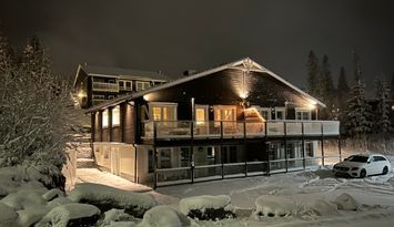 Mysigt fjällboende i Åre Björnen