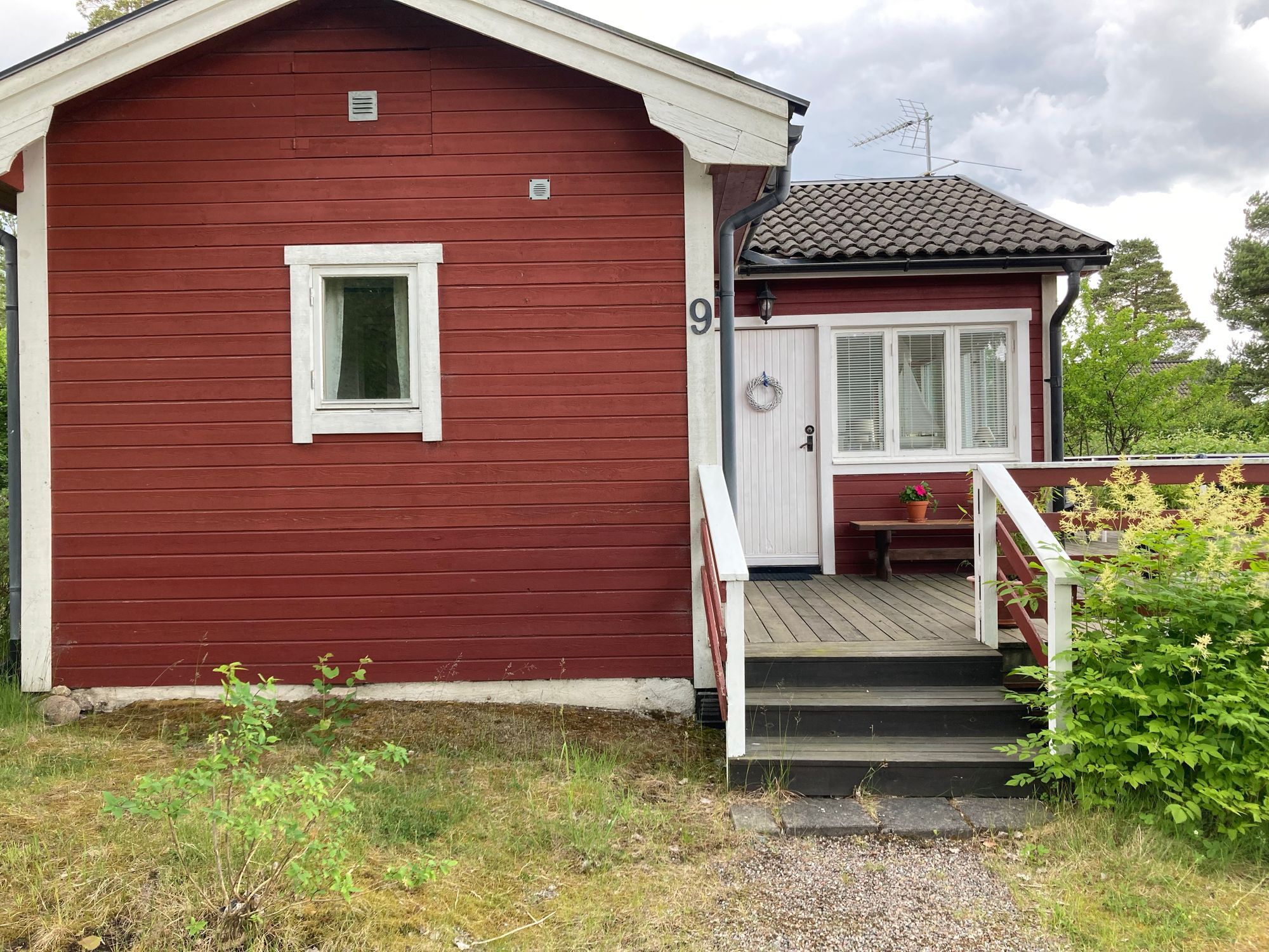 Stuga nära havet i Gustavsberg.Stockholms skärgård
