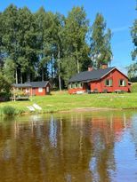 Cottage by lake