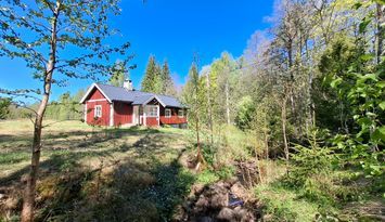 Stuga 'Lodjur' vid kanten av Glaskogen