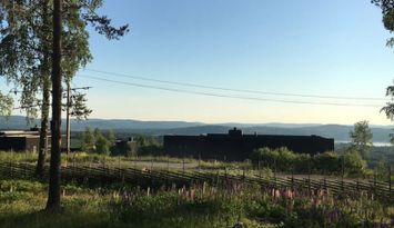 Mysig stuga med fantastisk utsikt över Siljan