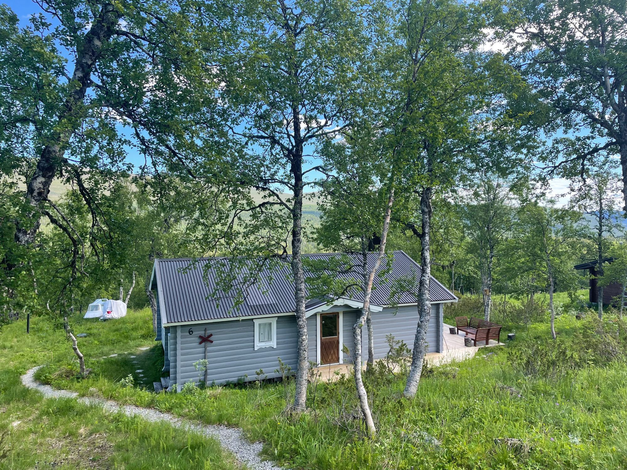 Klassisk fjällstuga i natursköna Ljungdalen.