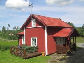 Newly renovated house on a farm