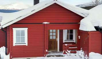 Mysig timmerstuga intill stuglift I Tärnaby