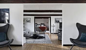 Unik Skånelänge anno 1863 med vedeldad badtunna