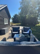 Stuga på stranden i Herta på Sydöstra Gotland