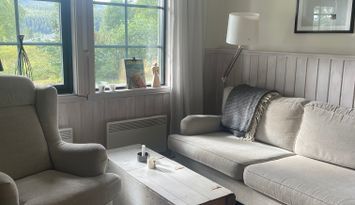 Mysig skidåkarlya i Tegefjäll