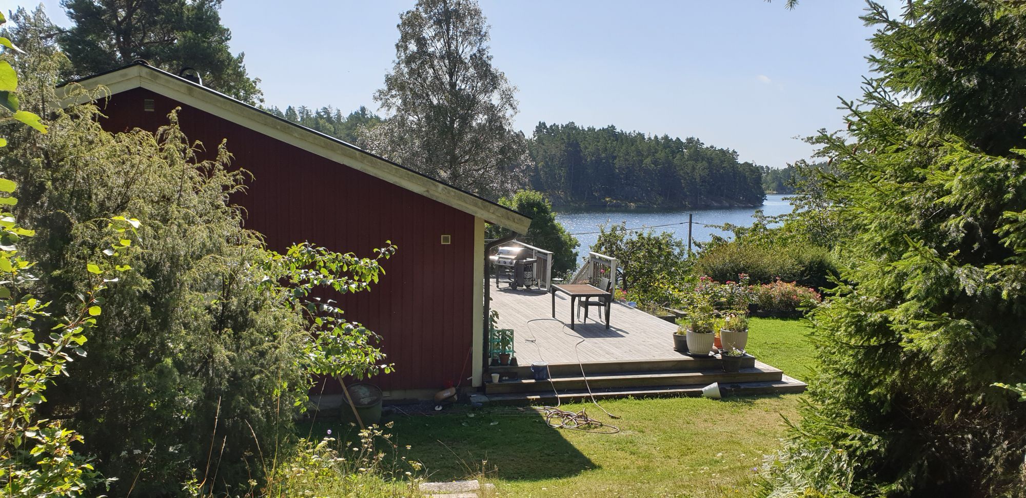 Stockholms Skärgård, YXLAN, strandtomt, brygga.