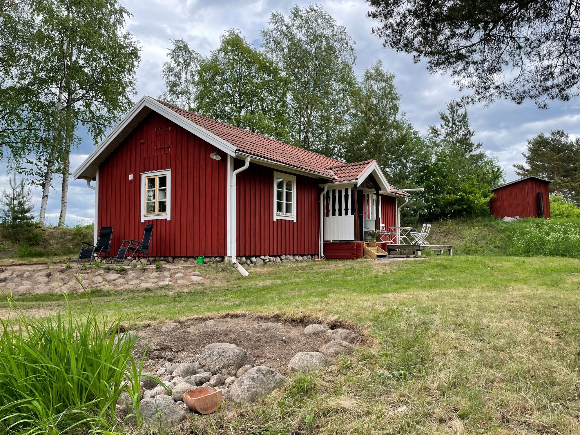 Järvsöbacken 5 km, Harsa 12 km. Diskmaskin. Kamin.